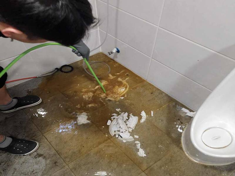중랑구 하수구역류 작업사례 3